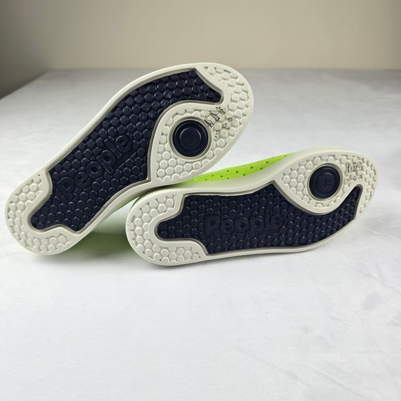 People Shoes Water Shoes Neon Yellow Rubber Slip On Casual Size M8 W10‎ - Picture 6 of 9